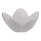 Juego De 3 Portavelas Blancos En Vidrio 2