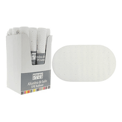 Alfombra Para Baño Figura En Piedras 69x39cm Con Chupas