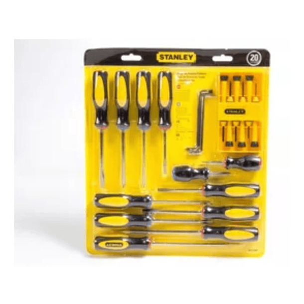 Juego Destornilladores Por 20 Piezas 