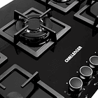 Estufa 5 Ptos Gas Cristal Sq6778 Challenger 5