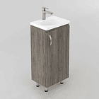 Combo Lavamanos Eco 40x30 Cm Blanco 1