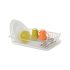 Escurridor Platos Classic Con Bandeja Blanco 2