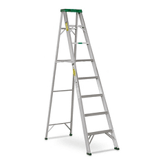 Escalera Tijera En Aluminio De 8 Peldaños T2