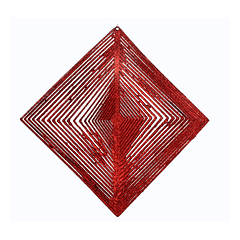 Cuadro Decorativo Rojo Para Colgar De 21 X 21 Cm