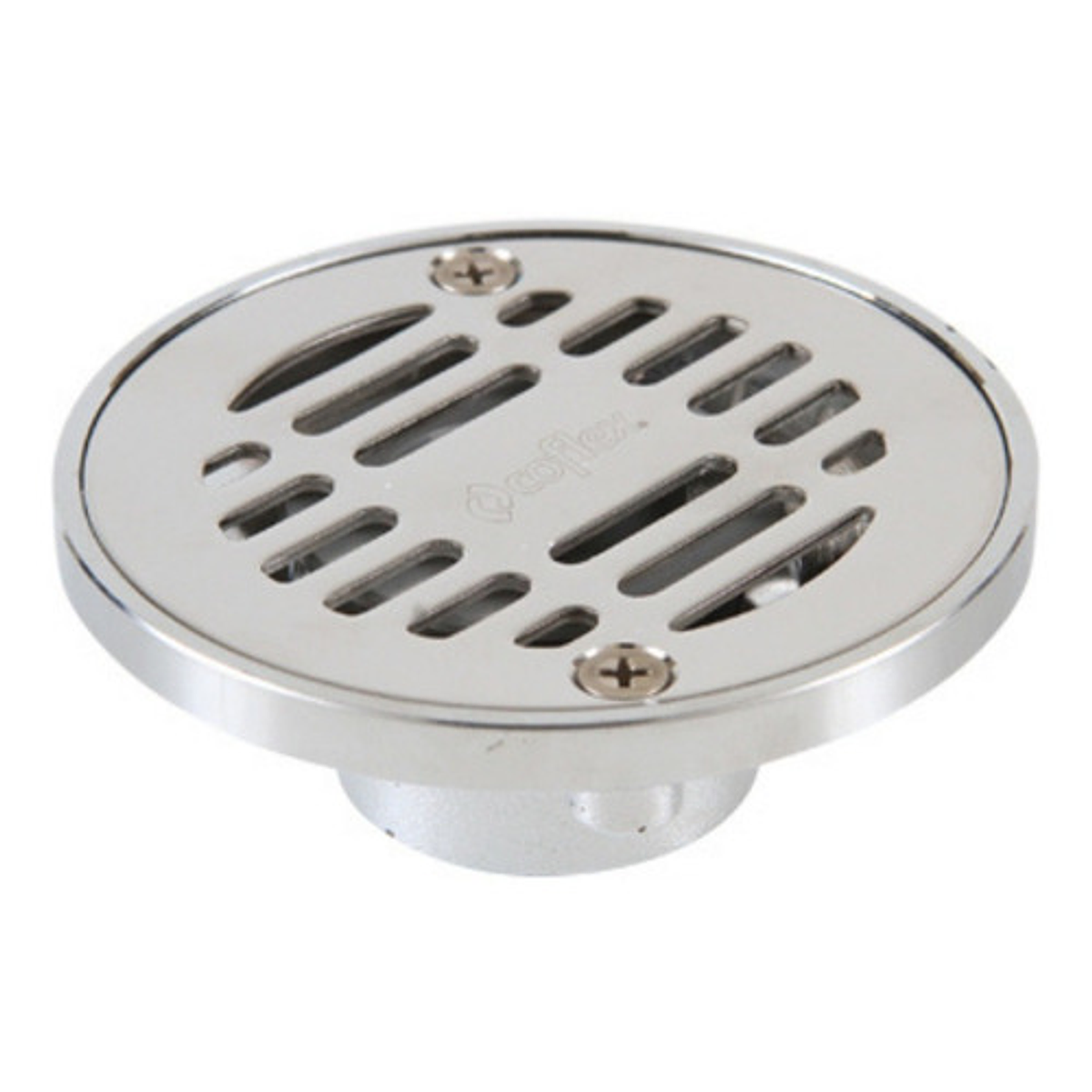 REJILLA REDONDA 2 TAPA CROMADA 10X10 CM