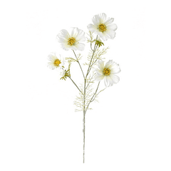 Flor Artificial Cosmos Blanca