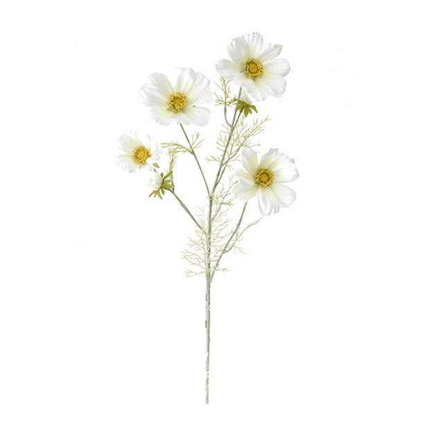 Flor Artificial Cosmos Blanca 