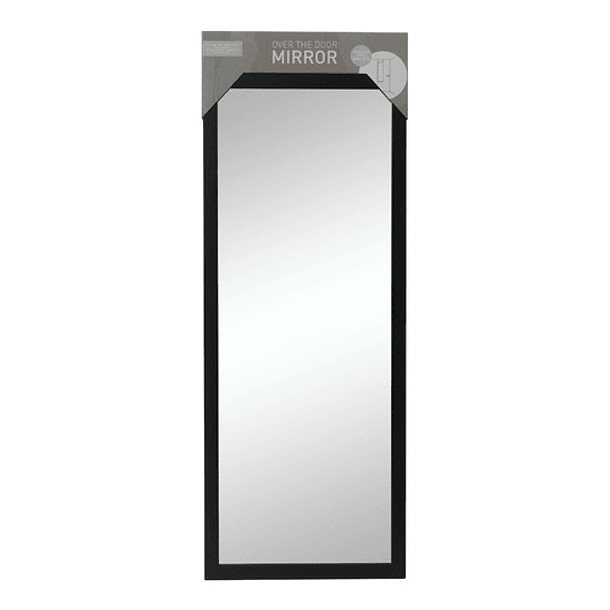Espejo Para Puerta Negro 33,8 X 85 Cm 