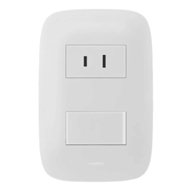 Tomacorriente Con Polo A Tierra + Interruptor Galica 2 