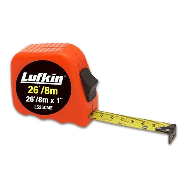 Flexómetro Naranja Tradicional De 8 Metros 