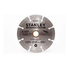 Disco Diamantado Segmentado Sta47452l De 11.43 Cm Stanley