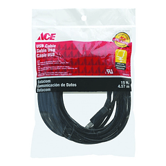 Cable Usb 15ft 4.57 Mts  Ace 
