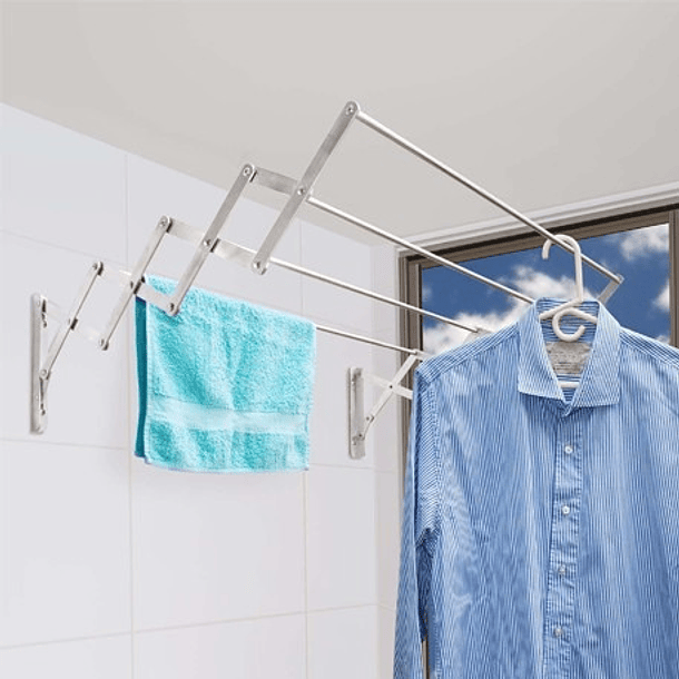 Tendedero Aluminio 4 Tubos 80 Cm 