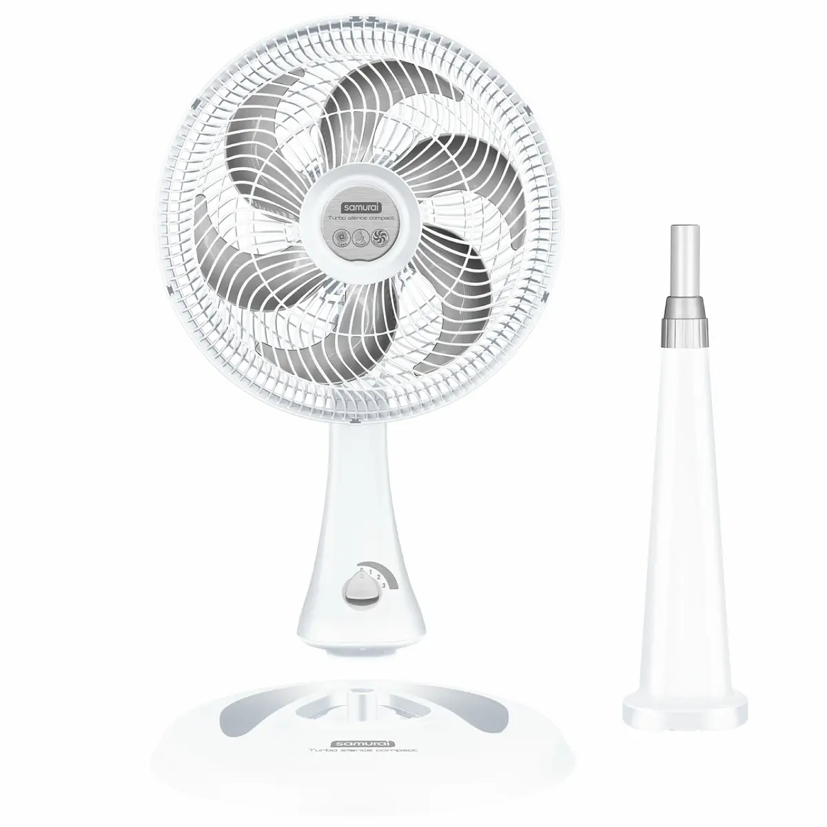 Ventilador 2 en 1 TS30 Turbo Silence Blanco
