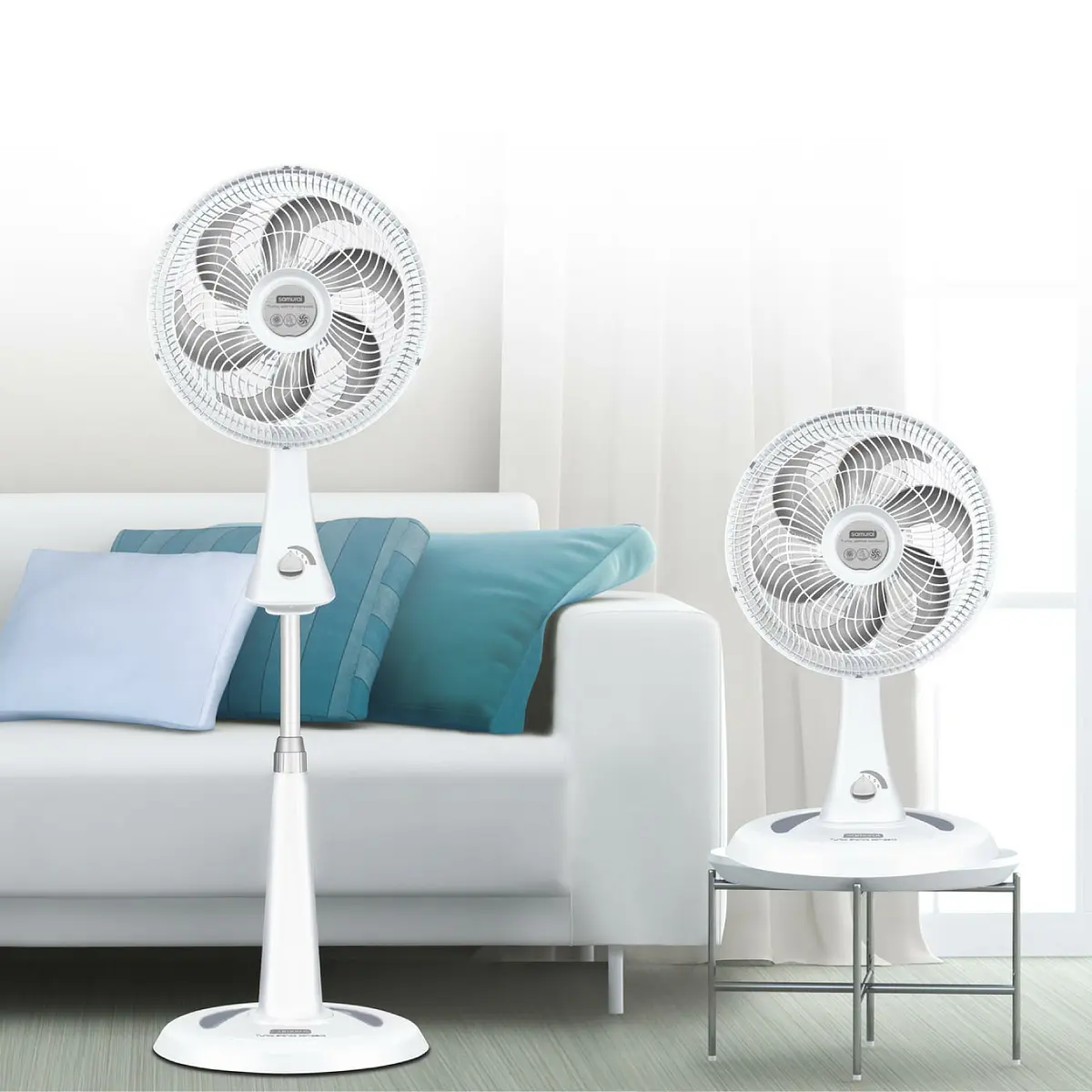 Ventilador 2 en 1 TS30 Turbo Silence Blanco