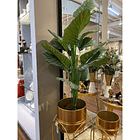 Planta Artificial Verde Con Pote Negro 120 X 60 X 120 Cm 3