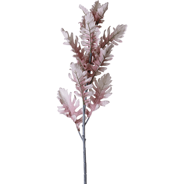 Planta Artificial Drynaria Rosa 76 Cm 1