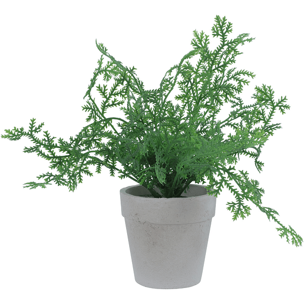Planta Artificial Thuja Con Pote Blanco X23 Cm 