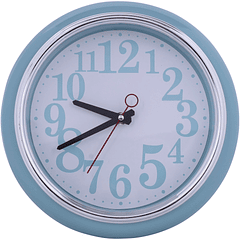 Reloj De Pared Redondo Aqua Marina 25.4 X 5X 25.4 Cm