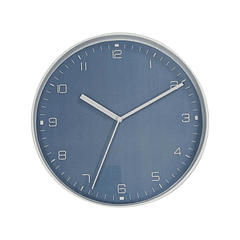 Reloj de pared redondo Cocina (Negro, Diámetro: 30,5 cm)