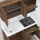 Cocina 150 X 60 Blanco Mueble Superior/Inferior Ambar 3