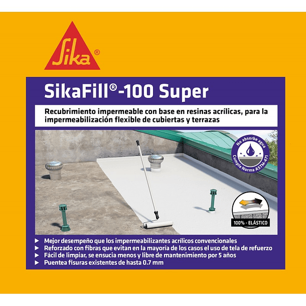 Sikafill-100 Super Blanco Por 4.5 Kg 2