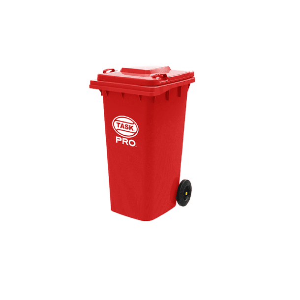 Contenedor De Basura De 120 Litros Rojo  