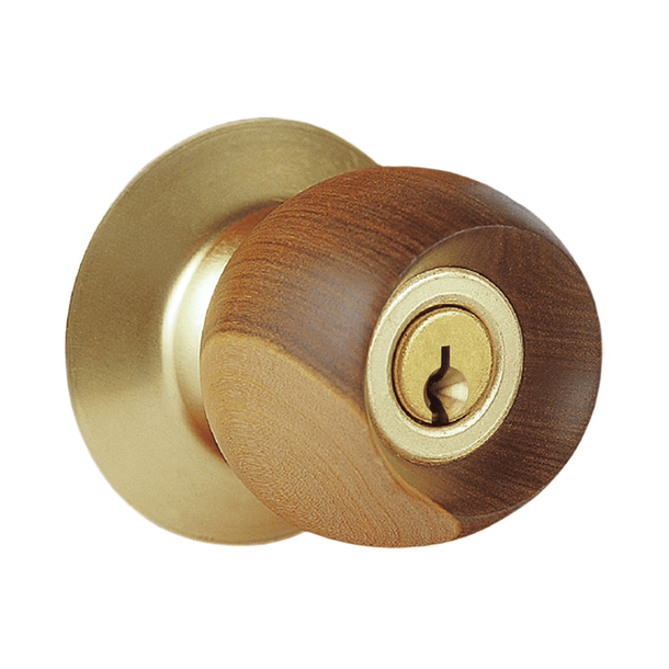 Cerradura De Pomo WellWood Dorada Para Baño  