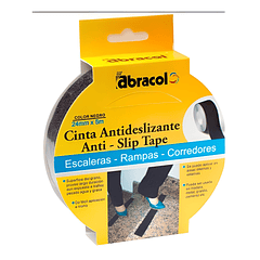 Cinta Negra Antideslizante 1 PuLG X 5 Mt
