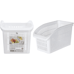 Organizador Plástico Para Nevera Blanco