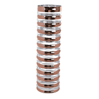 Florero Anillos Oro Rosa Cilíndrico Grande 1