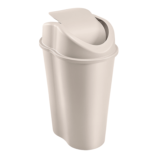 Papelera Style Tapa Vaivén De 50 Litros 