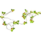 Extensión X 20 Luces Led Diseño Hojas Verdes Y Bayas Rojas 3