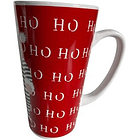 Taza Roja Diseño Santa En Pijamas De 9 X 9 X 15.5 Cm 3