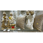 Cinta Dorada Con Pliegues De 12 Cm X 5 Yardas 2