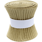 Cinta Dorada Con Pliegues De 12 Cm X 5 Yardas 3