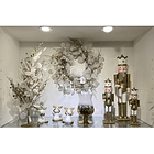 Portavela Jarrón Degradado Plateado 2