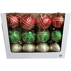 Esfera Colgante Con Escarcha Colores Surtidos 2