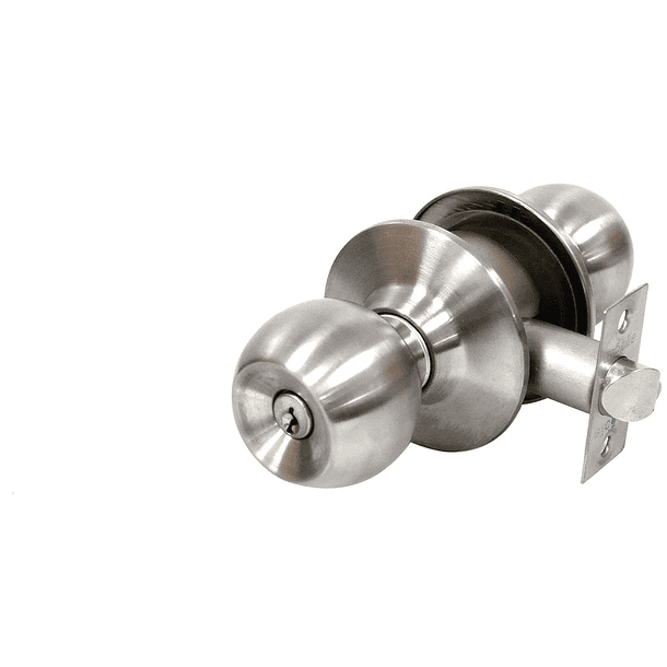 Cerradura Cilíndrica Para Alcoba Satinada 