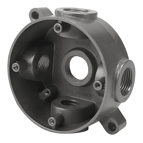 Caja Octogonal Emt Con 4 Salidas De 3/4  