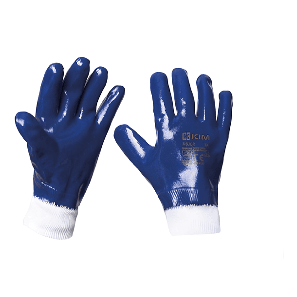 Guante Fornax Nitrilo Trabajo Pesado 