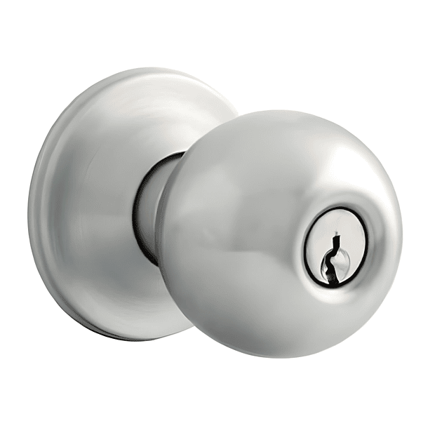 Cerradura Orbit Baño Cromo Mate 