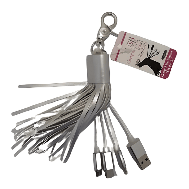 Cable Multicargador Usb Con 4 Entradas Diferentes 