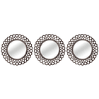 Juego Espejos x 3 Piezas Redondo 25 X 25 X 2 Cm 1