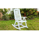 Silla Mecedora Blanca  2