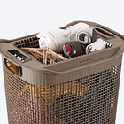 Cesta Para Ropa Linum 50 Litros Mocca 2