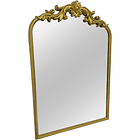 Espejo Semi Ovalado Colonial Dorado Flor 71 X 50.8 X 2.4 Cm  2