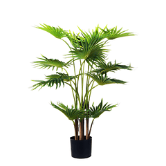 Planta Hojas Palma Con Pote 95 X 60 X 95 Cm