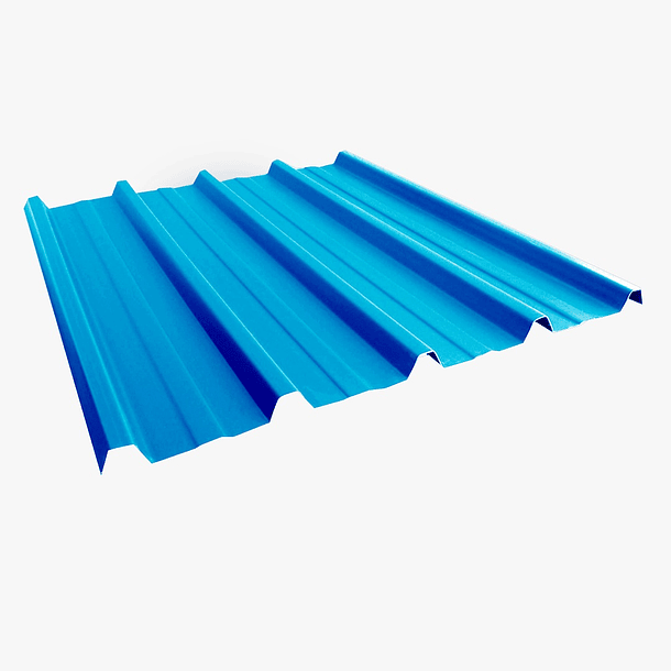 Teja UPVC 2.0 Mm 5.90 x 1.07 Mt Azul 
