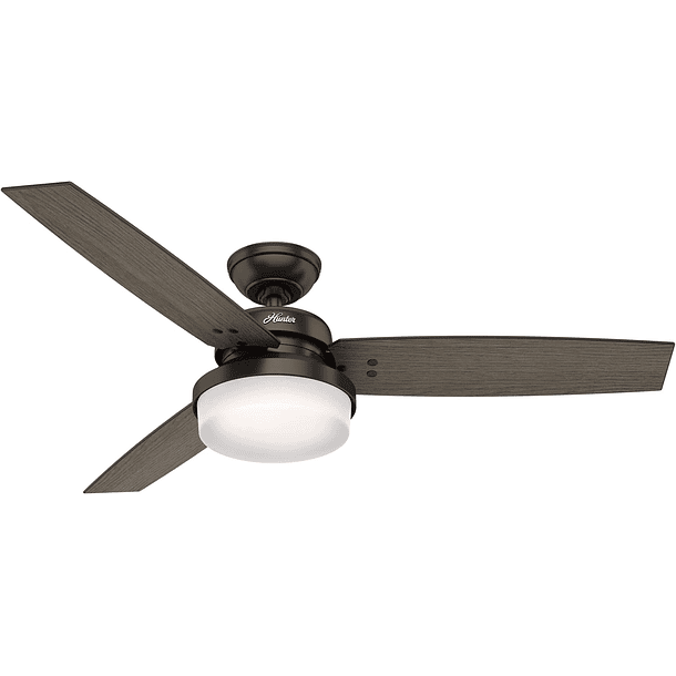Ventilador de Techo Hunter Fan Sentinel con Luz 52 Pulgadas 1